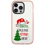 Santa Please Stop Here Kryt iPhone 14 Pro