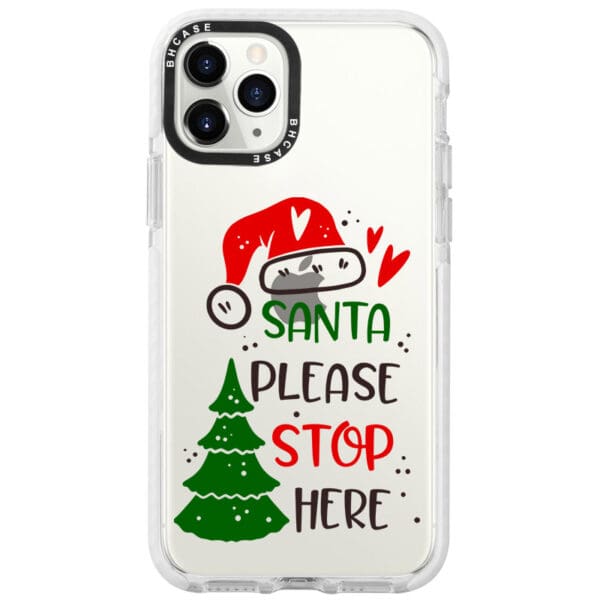 Santa Please Stop Here Kryt iPhone 11 Pro Max