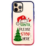 Santa Please Stop Here Kryt iPhone 12 Pro Max