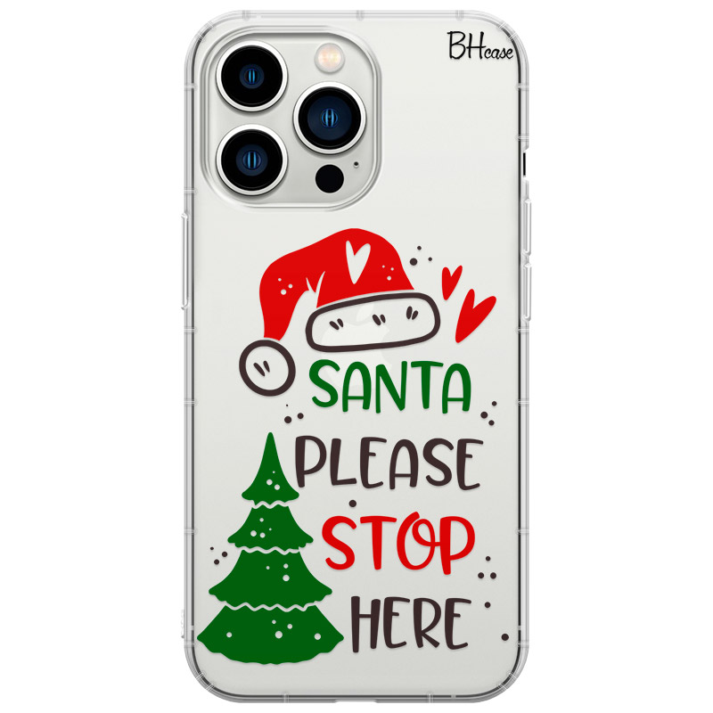 Santa Please Stop Here Kryt iPhone 13 Pro