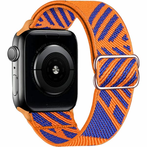 Scrunchie Náramok Apple Watch 41/40/38mm Blue Orange