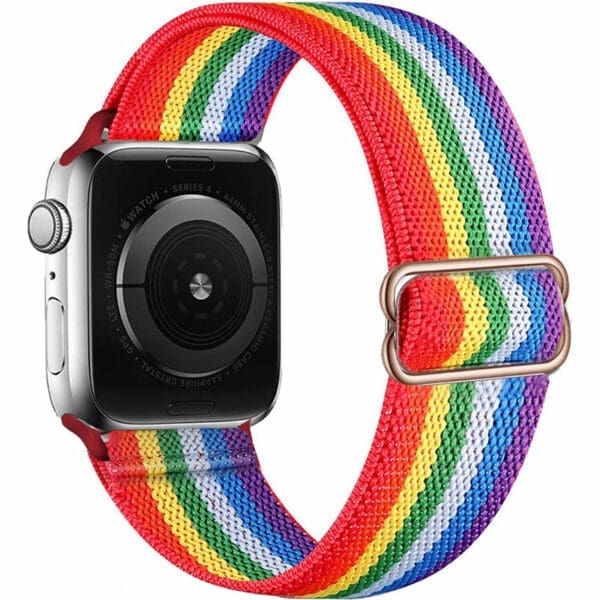Scrunchie Náramok Apple Watch 41/40/38mm Rainbow