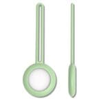 Silicone Flexible Cover Keychain Loop Kryt Na AirTag Green