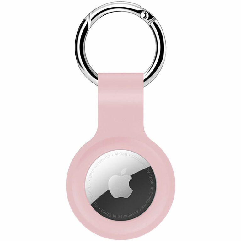 Silicone Key Ring Kryt na AirTag Pink
