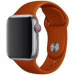 Silikónový Náramok Apple Watch 45/44/42/Ultra Dark Orange Large