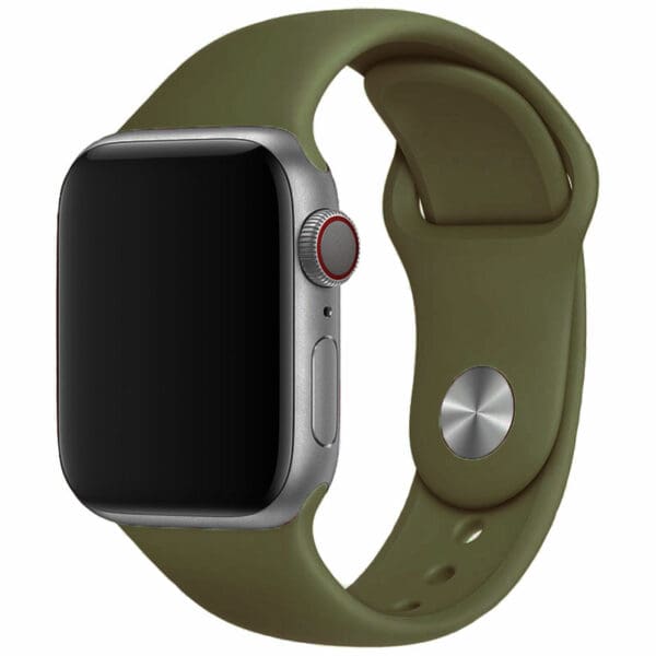 Silikónový Náramok Apple Watch 45/44/42/Ultra Deep Olive Large