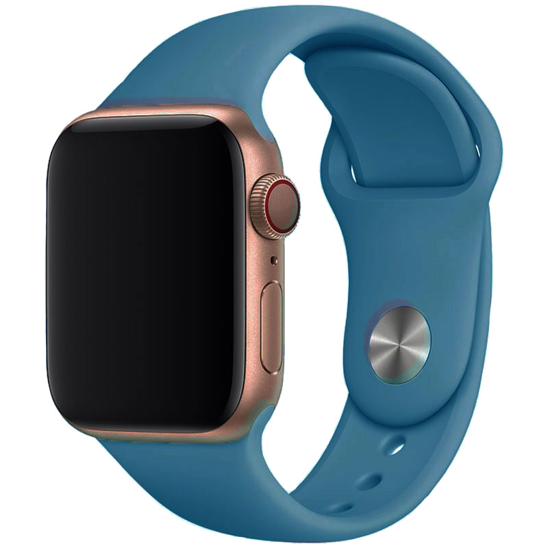 Silikónový Náramok Apple Watch 45/44/42/Ultra Denim Blue Large