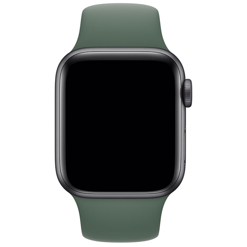 Silikónový Náramok Apple Watch 45/44/42/Ultra Pine Green Small
