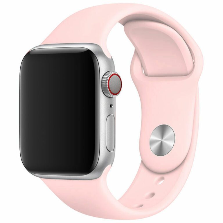 Silikónový Náramok Apple Watch 45/44/42/Ultra Pink Sand Large