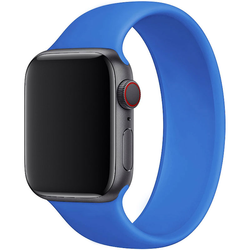 Silikónový Solo Loop Náramok Apple Watch 45/44/42/Ultra Capri Blue