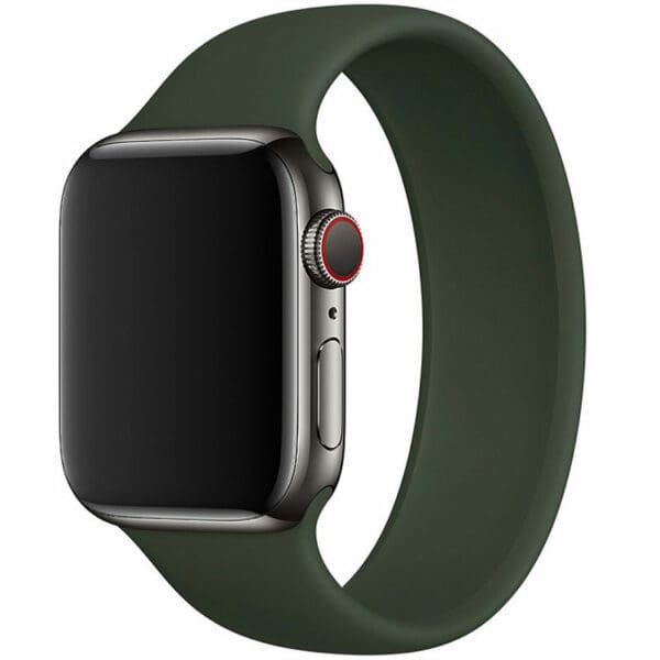 Silikónový Solo Loop Náramok Apple Watch 45/44/42/Ultra Cyprus Green