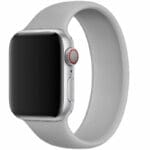 Silikónový Solo Loop Náramok Apple Watch 45/44/42/Ultra Gray