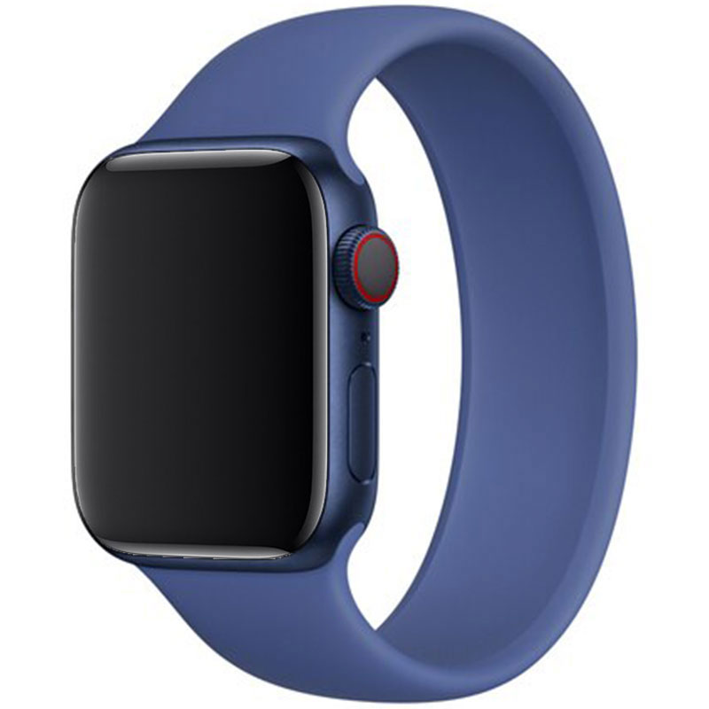 Silikónový Solo Loop Náramok Apple Watch 45/44/42/Ultra Tomales Blue