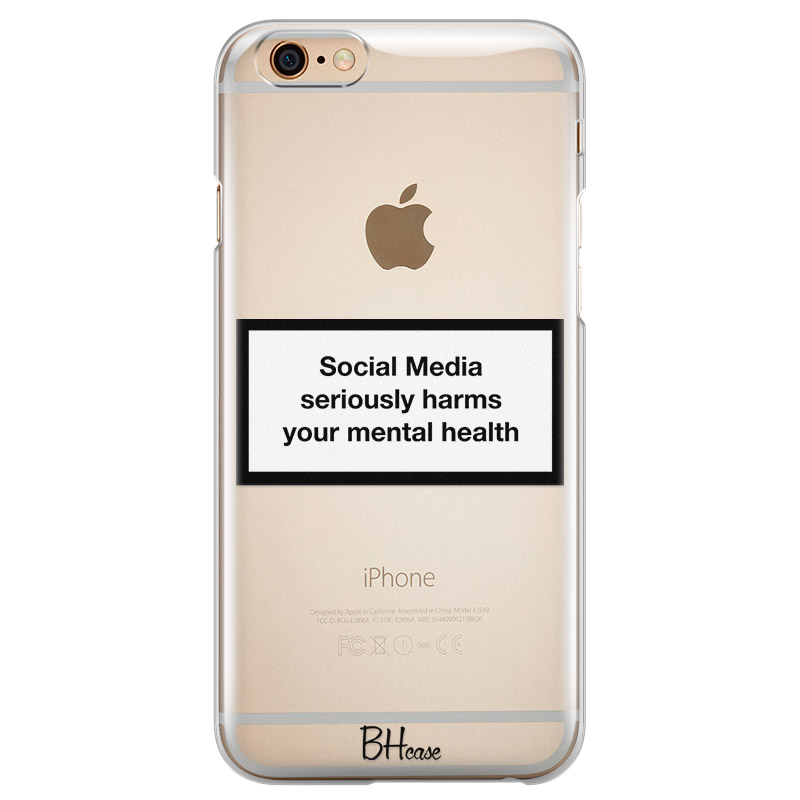 Social Media Seriously Harms Our Mental Health Kryt iPhone 6 Plus/6S Plus