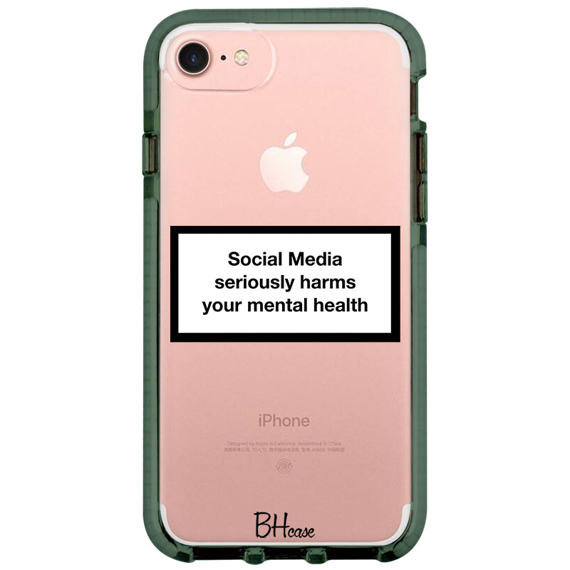Social Media Seriously Harms Our Mental Health Kryt iPhone 8/7/SE 2020/SE 2022