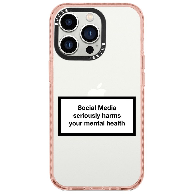 Social Media Seriously Harms Our Mental Health Kryt iPhone 14 Pro