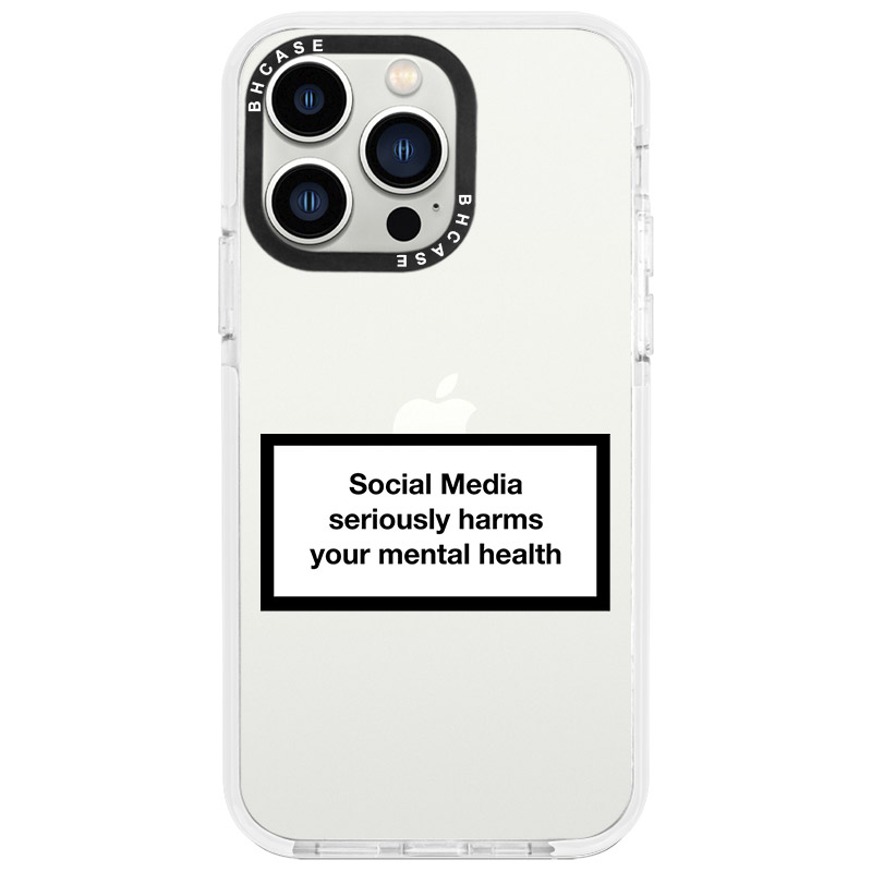 Social Media Seriously Harms Our Mental Health Kryt iPhone 13 Pro