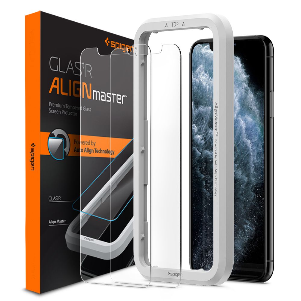 Spigen Alm Glas.tr Slim 2-pack iPhone 11 / Xr Clear