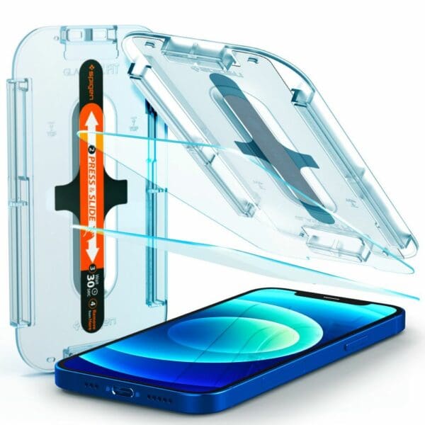 Spigen Glas.tr ”ez Fit” 2-pack iPhone 12/12 Pro