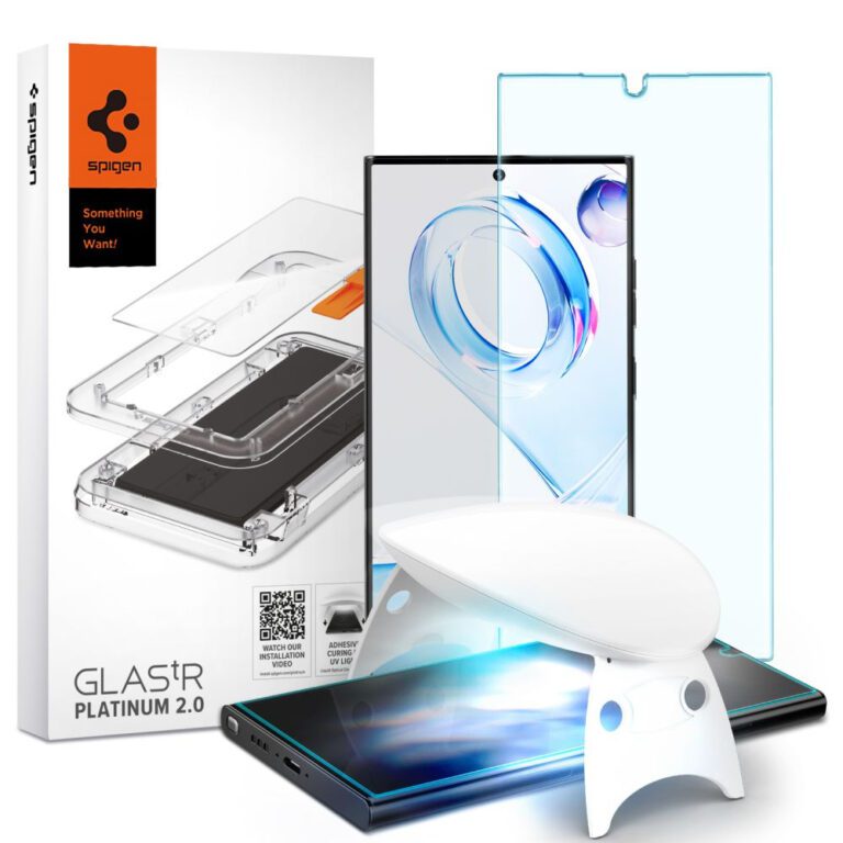 Spigen GLAS.tR Platinum UV Glass Ochranné Sklo Samsung Galaxy S23 Ultra