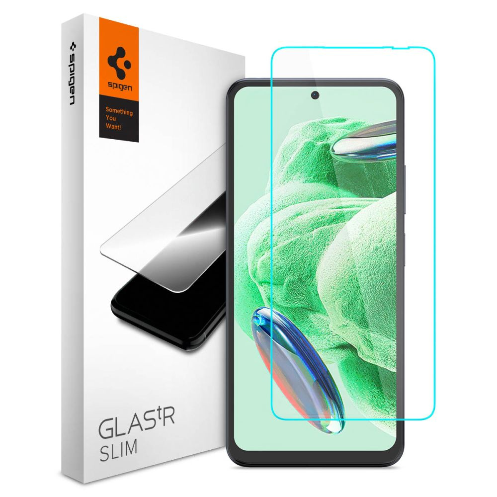 Spigen Glas.tr Slim Clear [2 PACK] Xiaomi Redmi Note 12