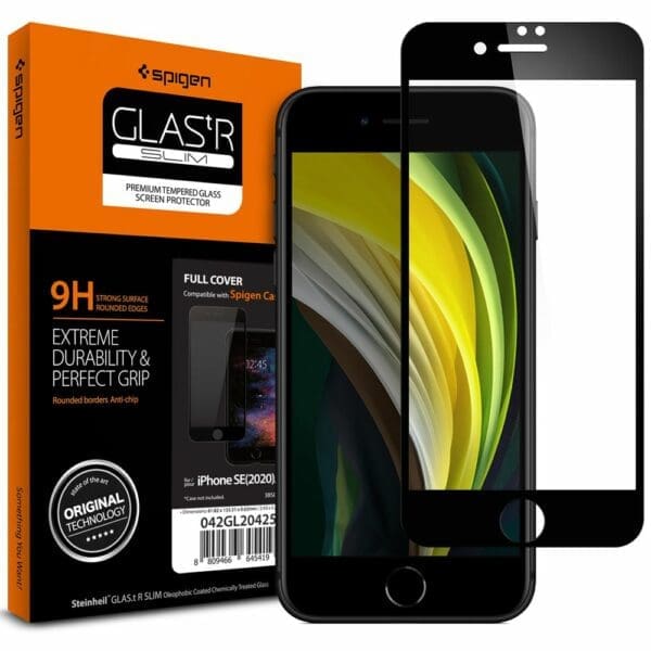 Spigen Glass Fc iPhone 7 / 8 / Se 2020 / 2022 Black