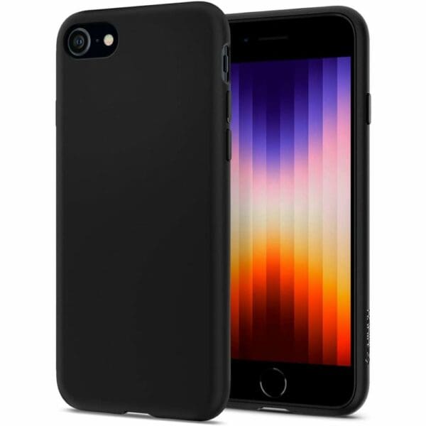 Spigen Liquid Crystal Matte Black Kryt iPhone 7/8/SE 2020/SE 2022