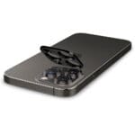 Spigen Optik.tr Camera Protector Ochranné Sklo iPhone 14 Pro/14 Pro Max Black (2 Pack)