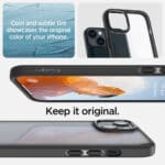 Spigen Ultra Hybrid Frost Black Kryt iPhone 14 Plus