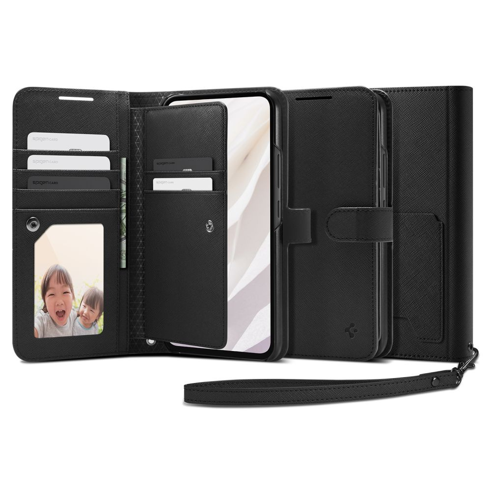Spigen Wallet S Plus Black Kryt Samsung Galaxy A54 5G