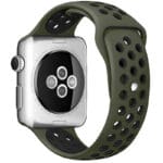 Sport Náramok Apple Watch 45/44/42/Ultra Army Green/Black Large