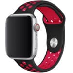 Sport Náramok Apple Watch 45/44/42/Ultra Black/Red Large