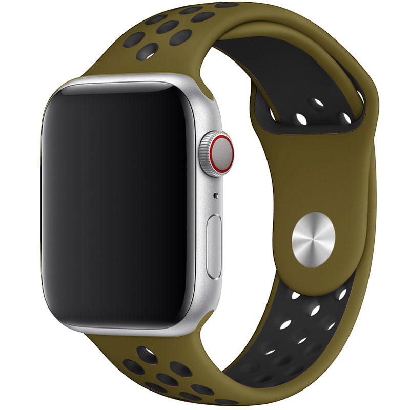 Sport Náramok Apple Watch 45/44/42/Ultra Olive Flak Large