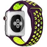 Sport Náramok Apple Watch 45/44/42/Ultra Purple/Green Large