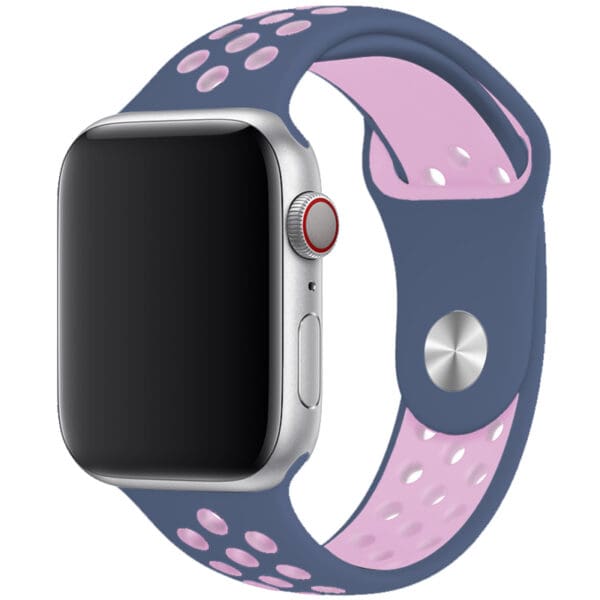 Sport Náramok Apple Watch 45/44/42/Ultra Sea Blue/Light Pink Large