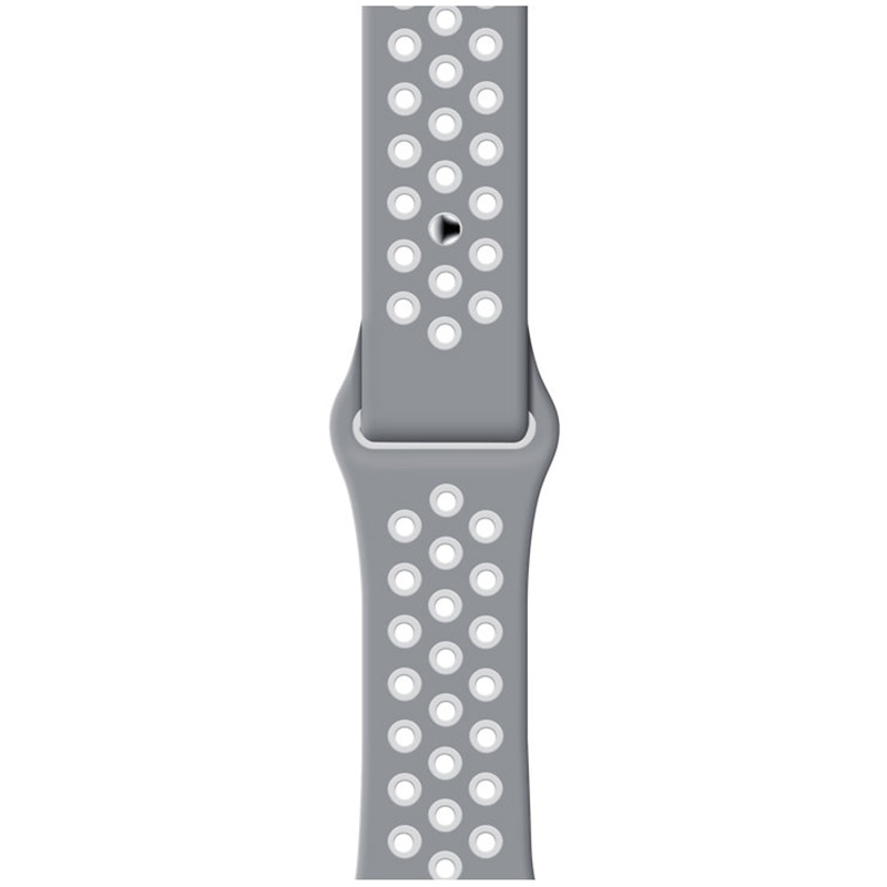 Sport Náramok Apple Watch 45/44/42/Ultra Silver/White Large