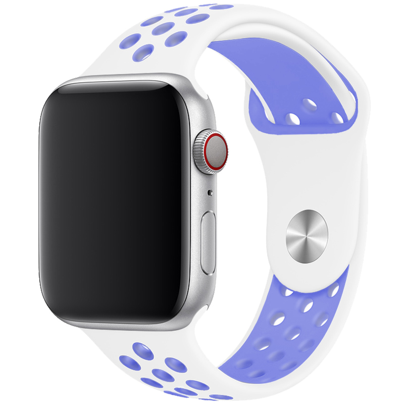 Sport Náramok Apple Watch 45/44/42/Ultra White/Lavender Large