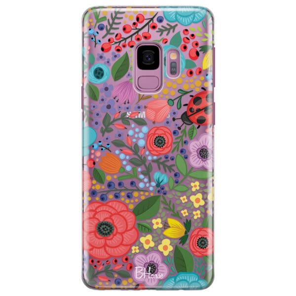 Spring Flowers Kryt Samsung S9