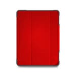 STM Dux Plus Duo Apple iPad 10.2 2019/2020/2021 MIL-STD-810G Pencil Charger Red
