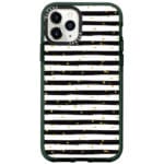 Stripes Gold Black White Kryt iPhone 11 Pro