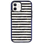 Stripes Gold Black White Kryt iPhone 12/12 Pro