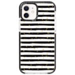 Stripes Gold Black White Kryt iPhone 12/12 Pro