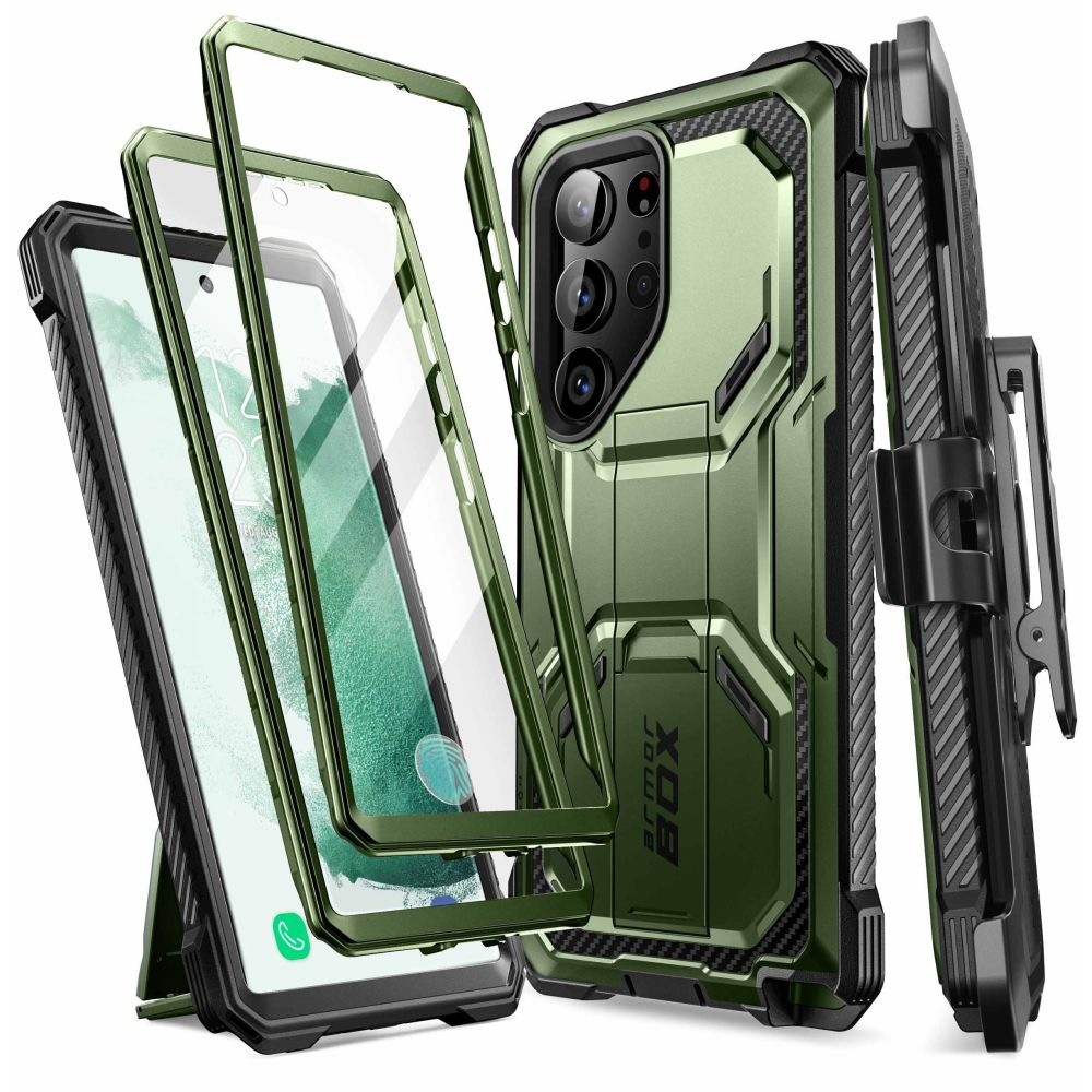 Supcase Iblsn Armorbox 2-set Guldan Kryt Samsung Galaxy S23 Ultra