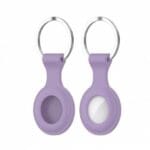 Tech-Protect Icon Elastic Case Key Ring for Apple AirTag Locator Purple