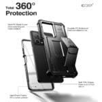Tech-Protect Kevlar Pro Black Kryt Xiaomi Redmi Note 12 Pro