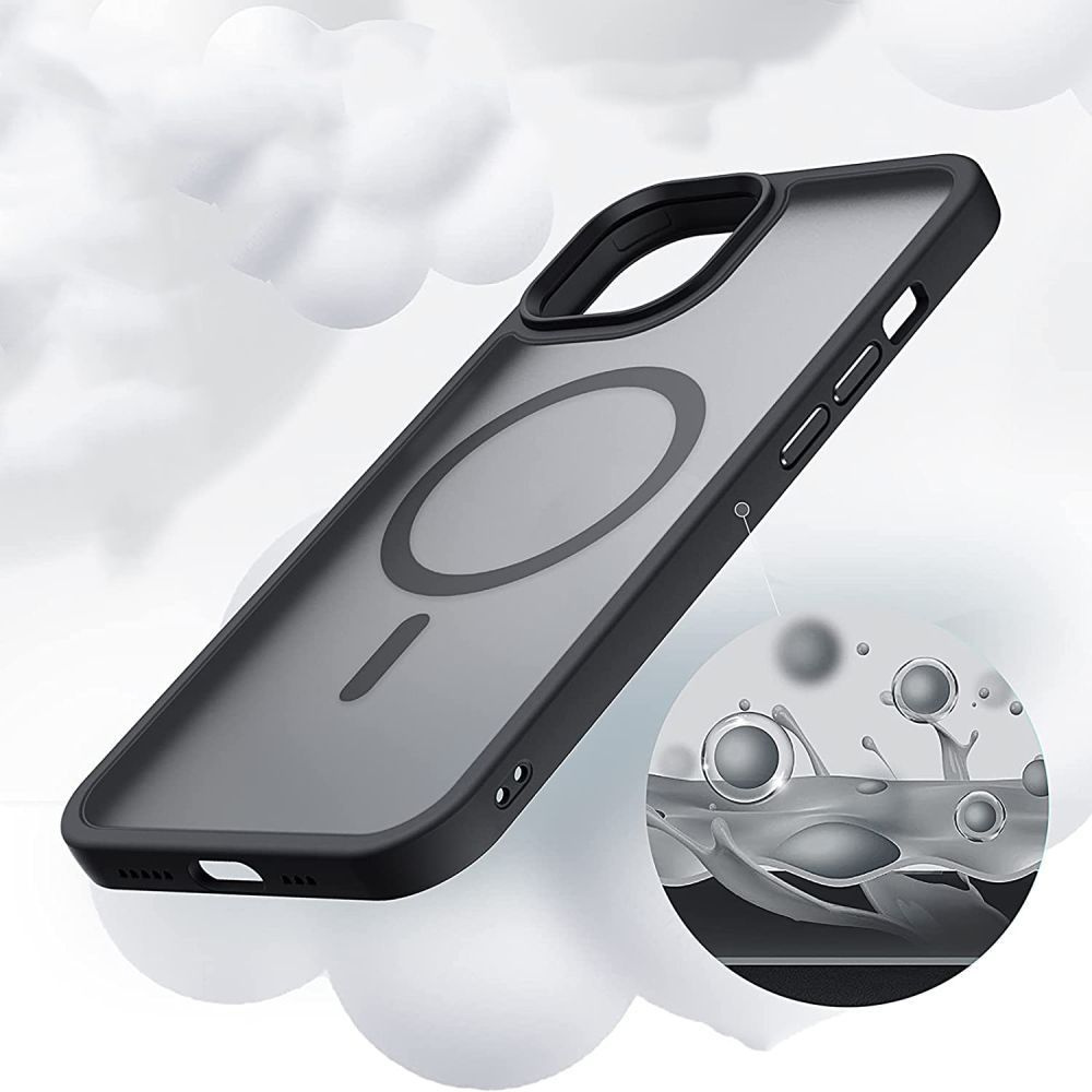 Tech-Protect Magmat MagSafe Matte Black Kryt iPhone 11 Pro Max