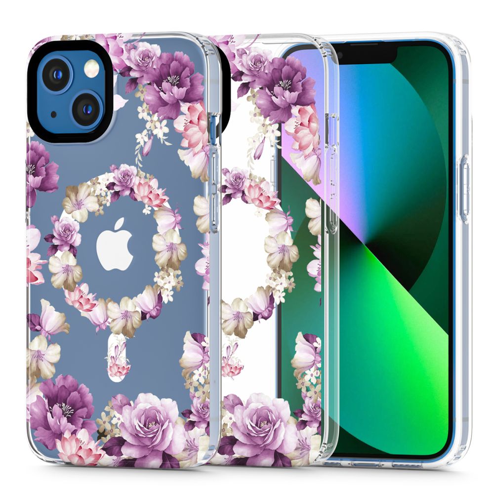 Tech-Protect Magmood MagSafe Rose Floral Kryt iPhone 13