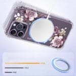 Tech-Protect Magmood MagSafe Rose Floral Kryt iPhone 14 Pro