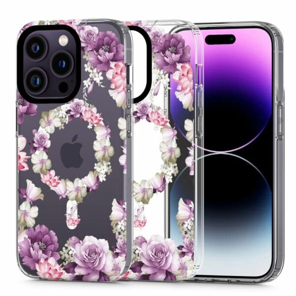 Tech-Protect Magmood MagSafe Rose Floral Kryt iPhone 14 Pro