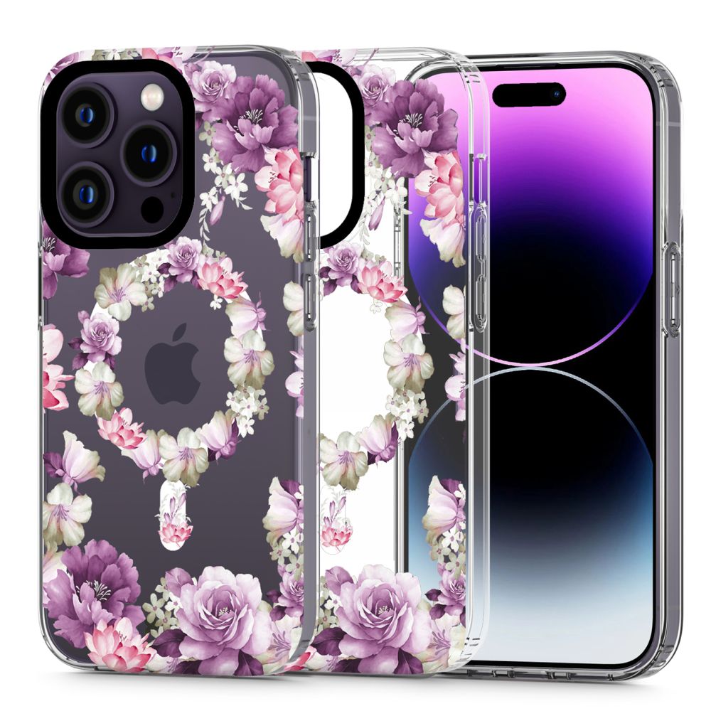 Tech-Protect Magmood MagSafe Rose Floral Kryt iPhone 14 Pro Max